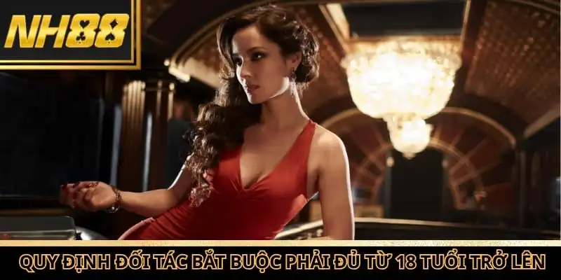 Chính sách đại lý quy định đối tác bắt buộc phải đủ từ 18 tuổi trở lên