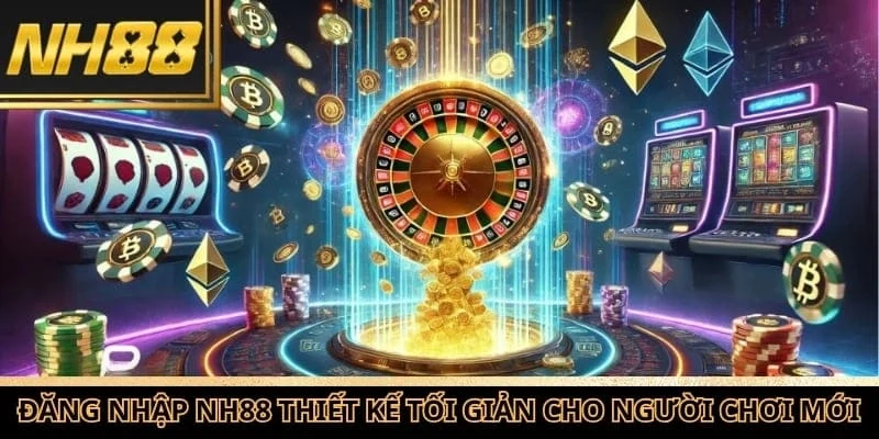 Đăng nhập NH88 được thiết kế vô cùng tối giản cho người chơi mới
