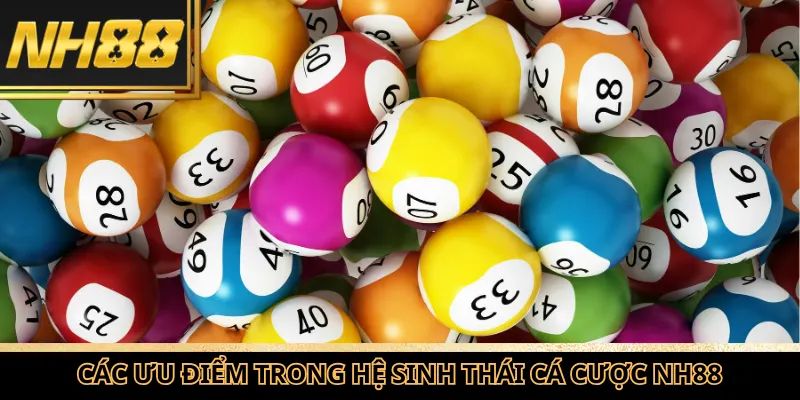 Các ưu điểm được đánh giá cao trong hệ sinh thái cá cược NH88